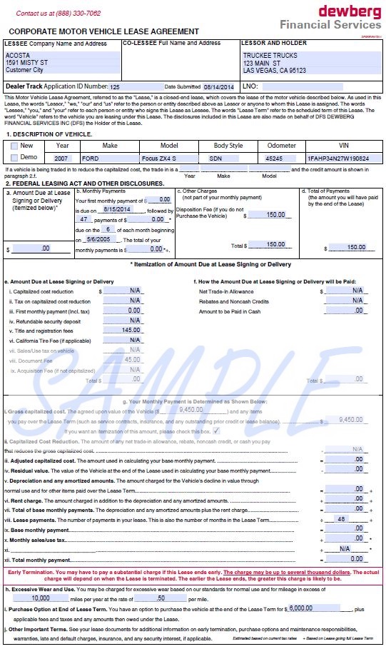 Sample EForms